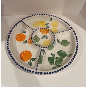 Italian Ceramic Divided Dish